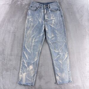 Ksubi Light Wash Denim Jeans Womens Size 26x26 Blue Cotton Designer Designer